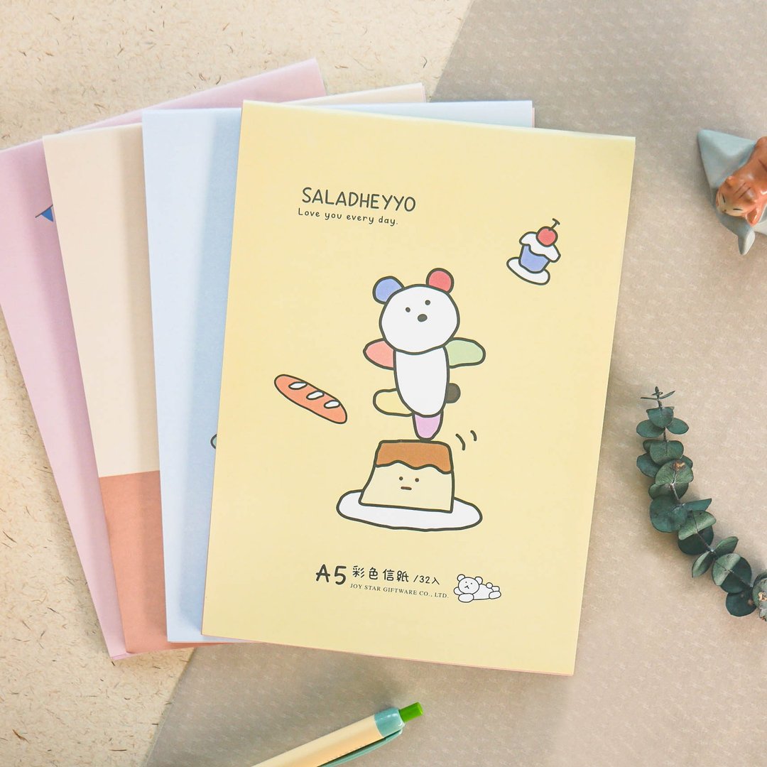 丹尼找袜－彩色信纸(A5)。JL-86。手写温度.书信邮件.寄信写信 - 信封/信纸 - 纸 