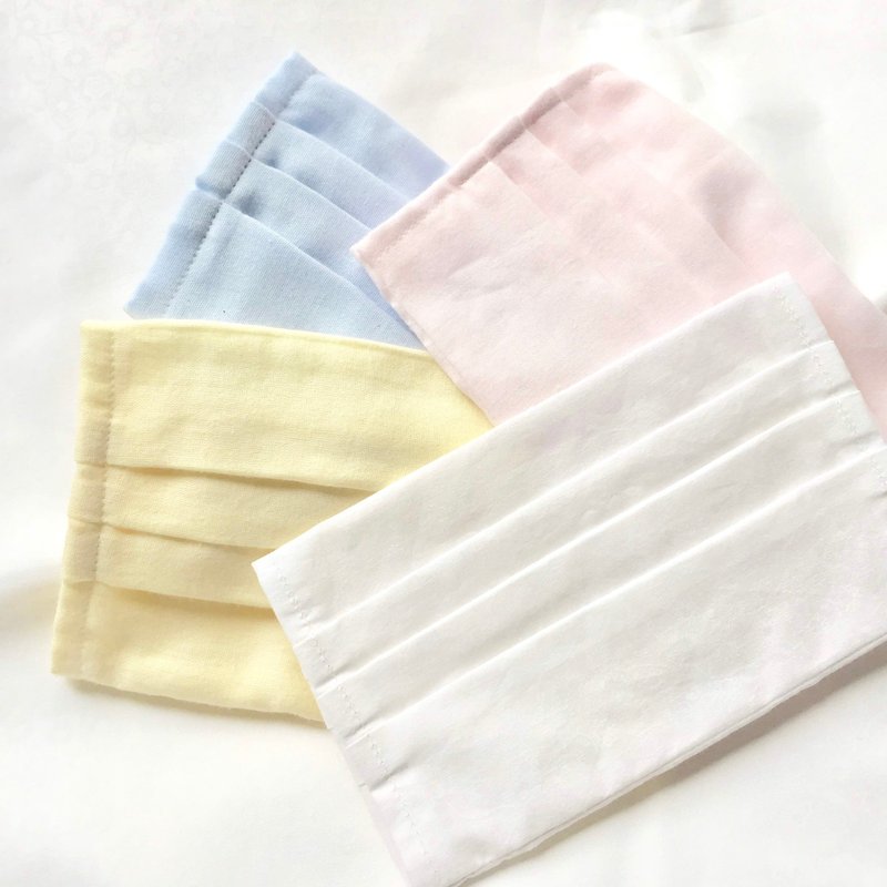 FanMo手作 / 布口罩套 抗菌二重纱 纯棉 节纱 - 其他 - 棉．麻 多色