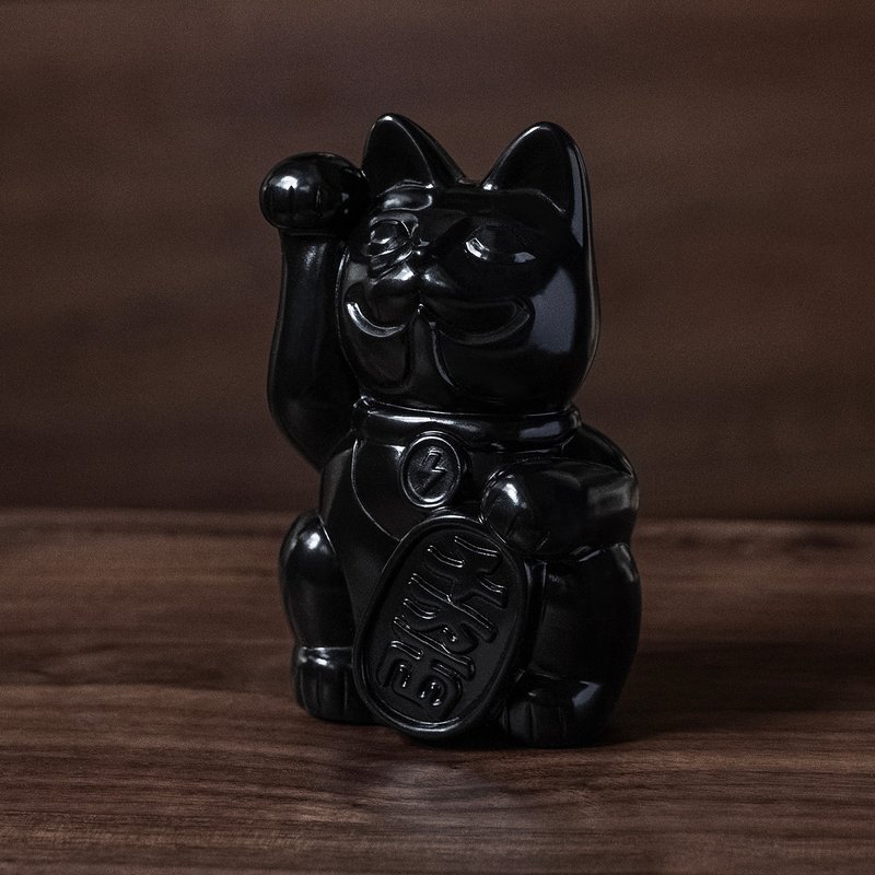 招财猫巴夫钱罂-黑色 - 玩偶/公仔 - 塑料 黑色