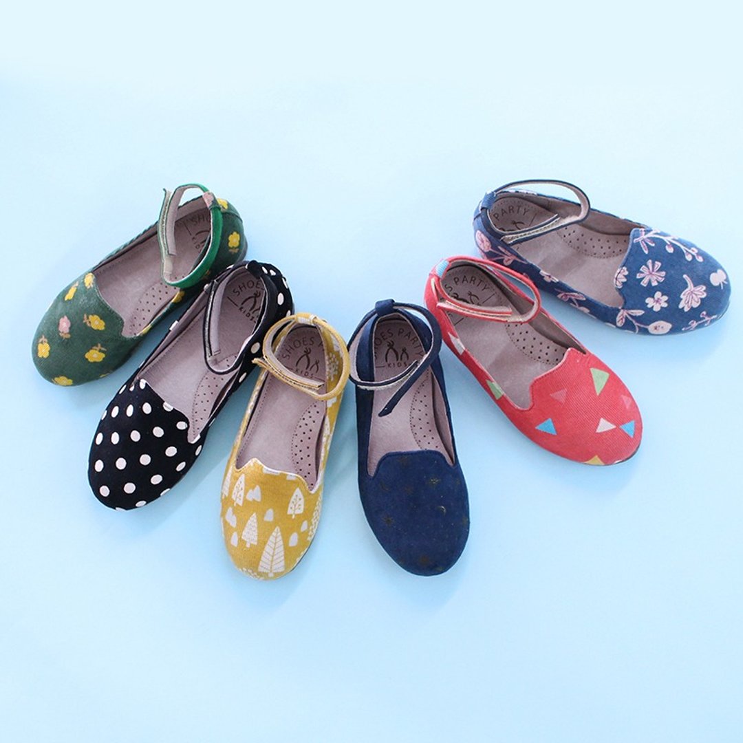 Shoes Party 小孩款-日本进口布亲子鞋 /手工订制/日本布料 - 女款休闲鞋 - 其他材质 