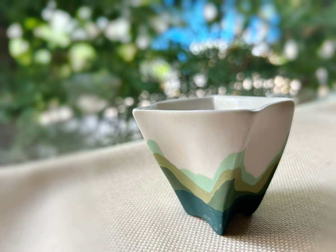 山陵小茶杯 - 其他杯子 - 瓷 多色
