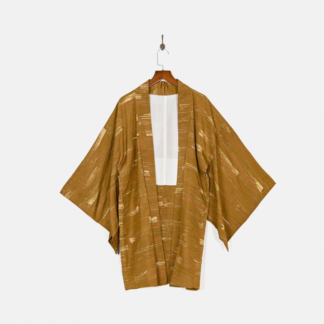 【蛋植物古着】时光隧道缇花古着和服羽织 - 女装休闲/机能外套 - 其他人造纤维 