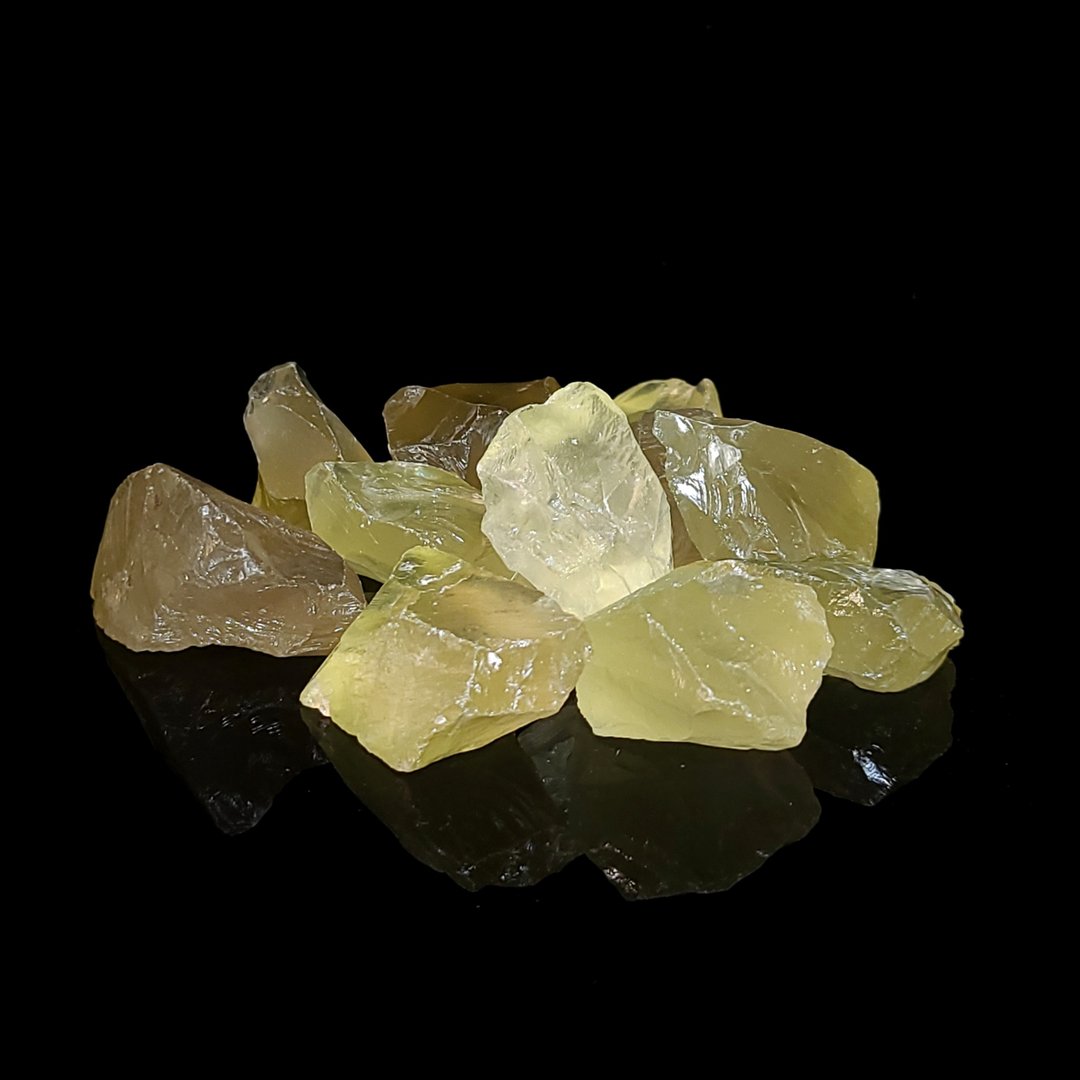 【黄晶原石】 -  718 - 10颗 - 其他 - 水晶 黑色
