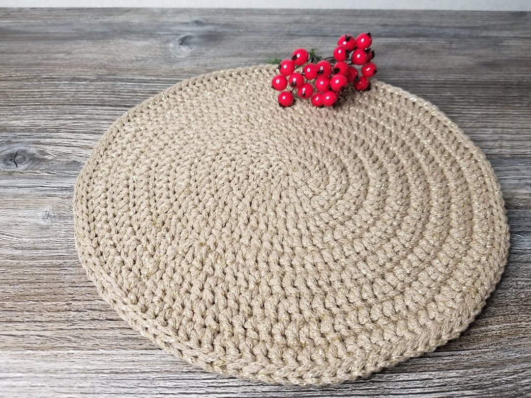 Crochet napkins Table coasters Doily Table decoration Boho decor Placemats - 餐垫/桌巾 - 棉．麻 
