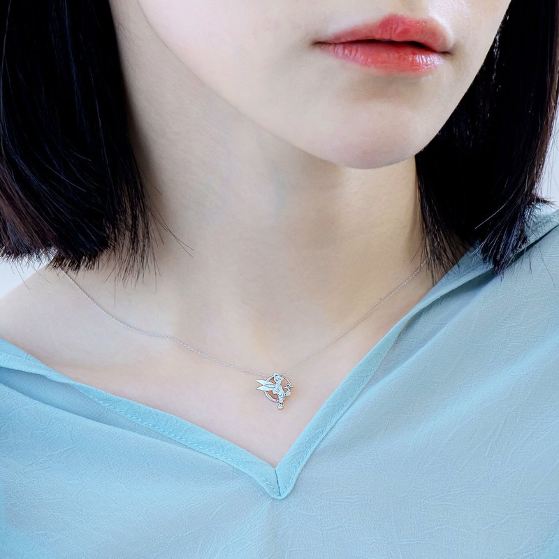 京华钻石 迪士尼 奇妙仙子 Tinker Bell 10K 天然钻石 钻石项链 - 项链 - 钻石 