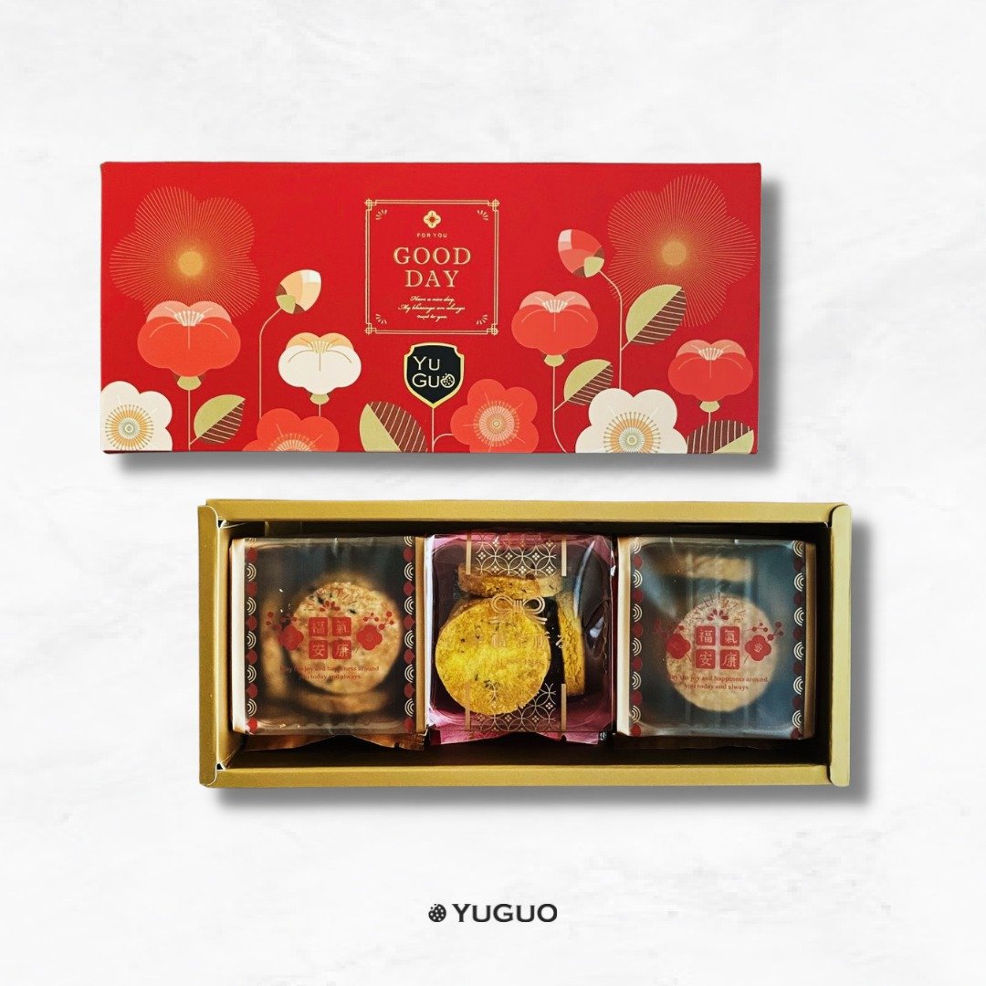 榆菓随行礼【福康款】 - 手工饼干 - 新鲜食材 红色