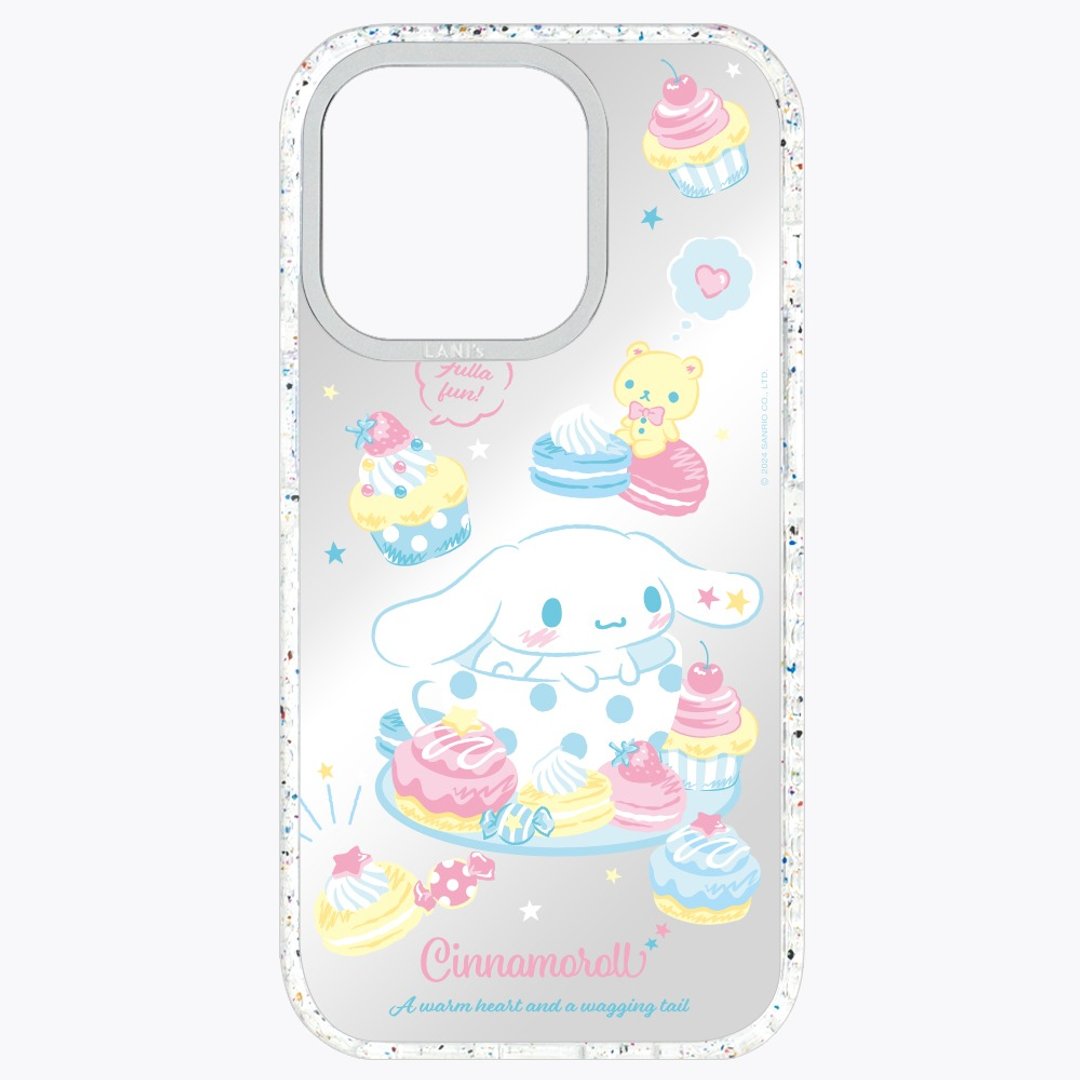 大耳狗喜拿 镜面咖啡杯 磁吸透彩框 iPhone 16 15 14 13 Pro Max - 手机壳/手机套 - 环保材料 银色