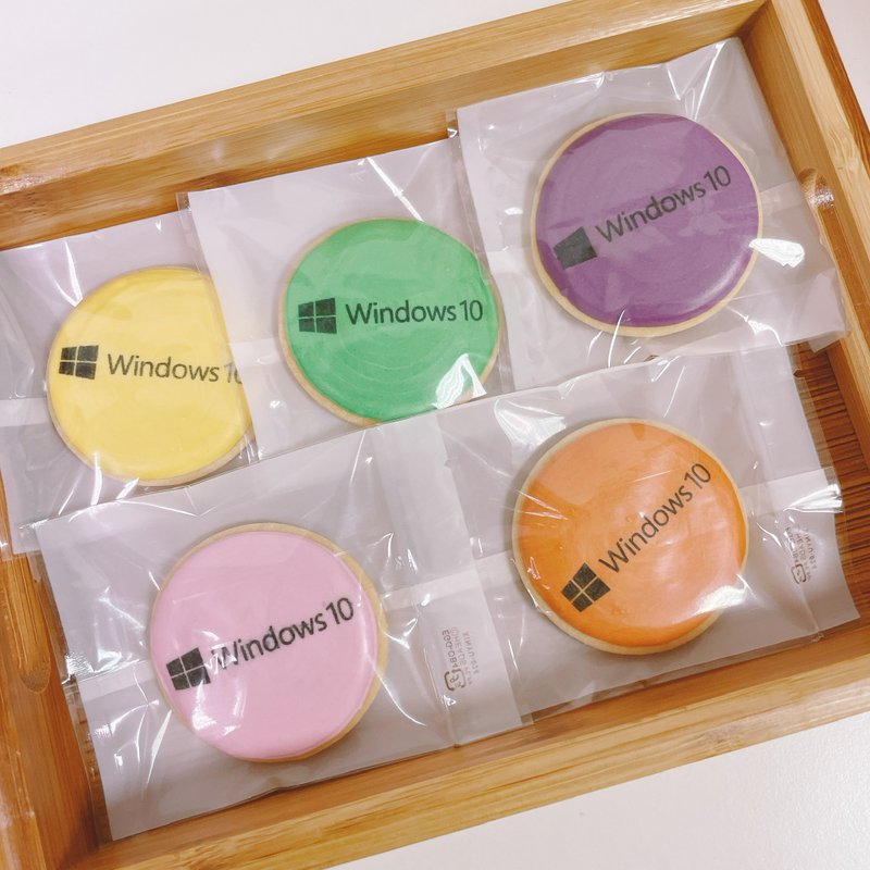 定制化logo饼干 / 婚礼小物 /candy bar/品牌定制/品牌活动/礼赠 - 手工饼干 - 新鲜食材 多色