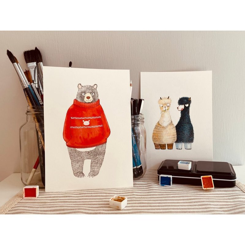 轻水彩插画课程 - 插画/绘画/写字 - 纸 