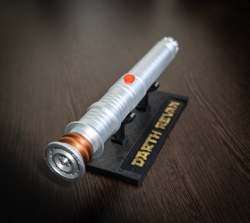 Darth Revan Lightsaber | Star Wars Prop | Darth Revan Cosplay - 摆饰 - 塑料 银色