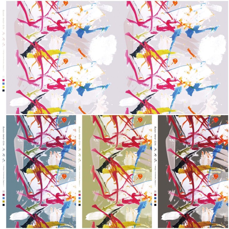兔子设计款布料 - 沐可涂鸦 - 编织/刺绣/羊毛毡/裁缝 - 棉．麻 多色