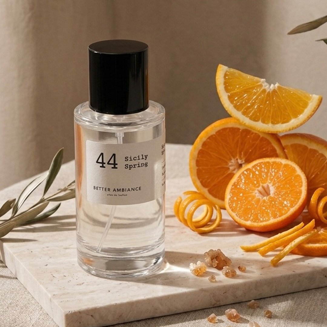 NO.44 西西里岛的春天 Sicily Spring 织品香氛喷雾 50ML - 香薰/精油/线香 - 玻璃 透明