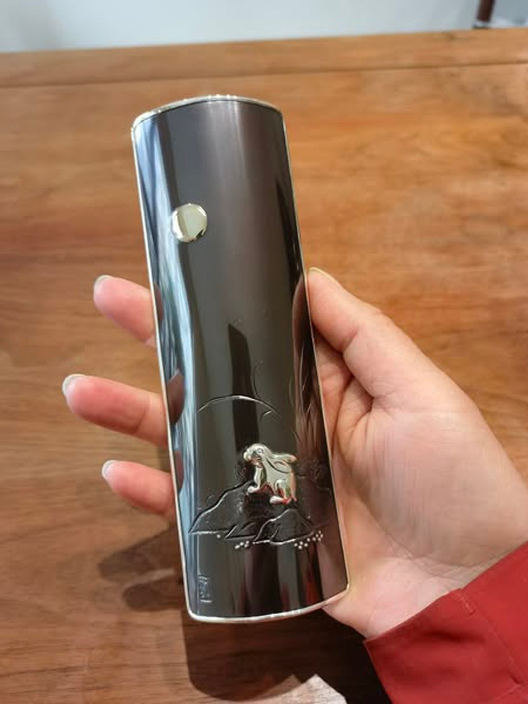 胧银玉兔望月茶则 足银 纯手工 纯银茶则 纯银茶道具 - 茶具/茶杯 - 纯银 