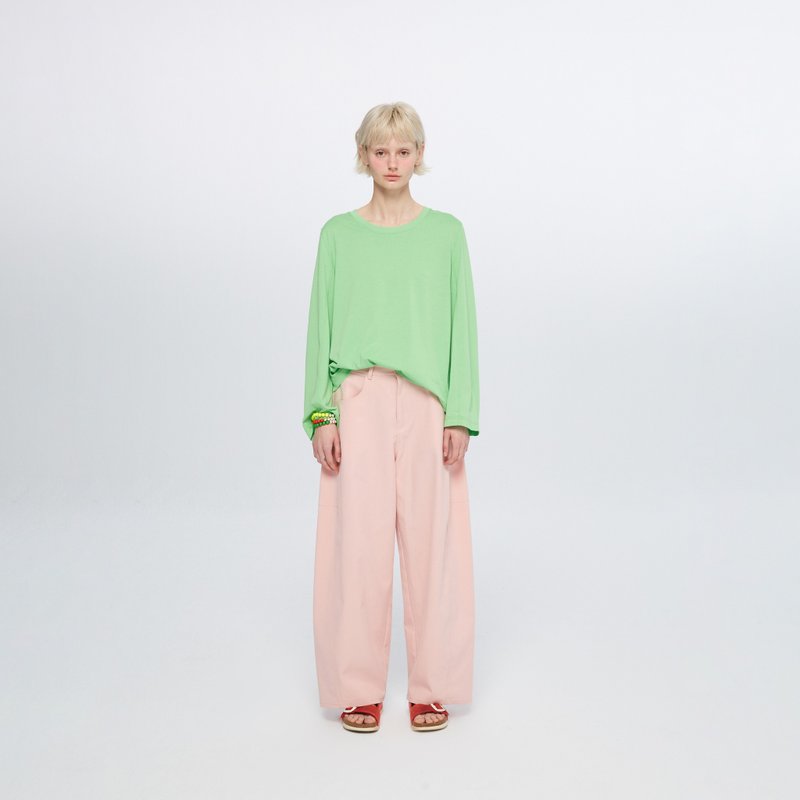 10 MOOn  绿色造型上衣 - 女装上衣 - 棉．麻 绿色