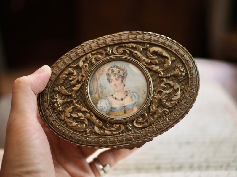 法国约瑟芬黄铜珠宝盒 - 摆饰 - 铜/黄铜 