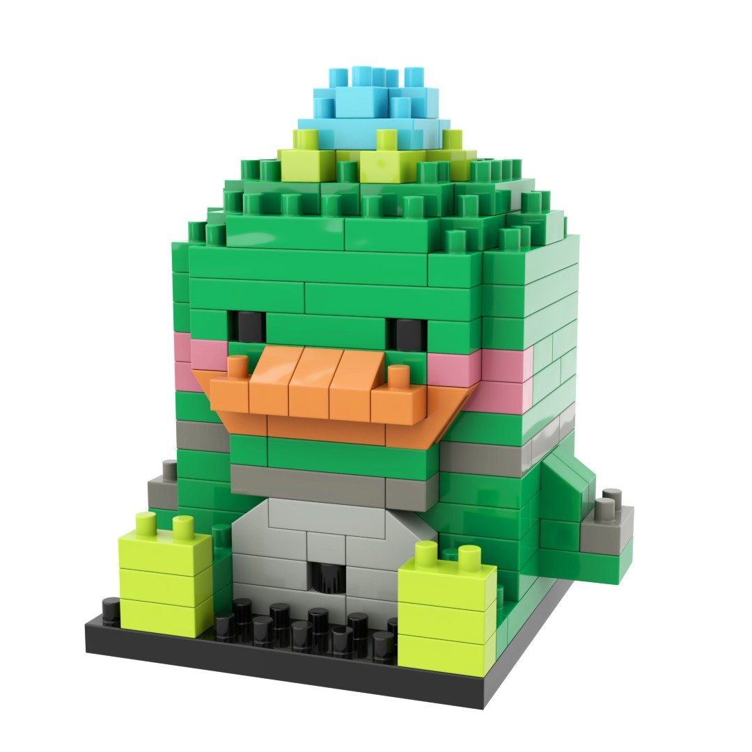 Archbrick x KAPPAASSSSS 尻太郎超人积木 Nanoblock - 玩偶/公仔 - 塑料 多色