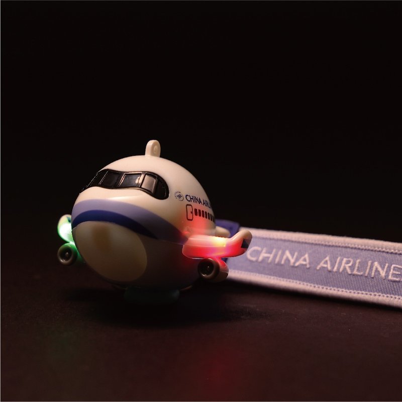 一卡通 | 中华航空 Q版 A321neo / LED立体款 - 造型悠游卡/交通卡 - 塑料 白色