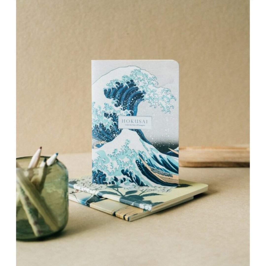 【浮世绘】葛饰北斋A6和风笔记本三入组/KOKONOTE/HOKUSAI - 笔记本/手帐 - 纸 多色