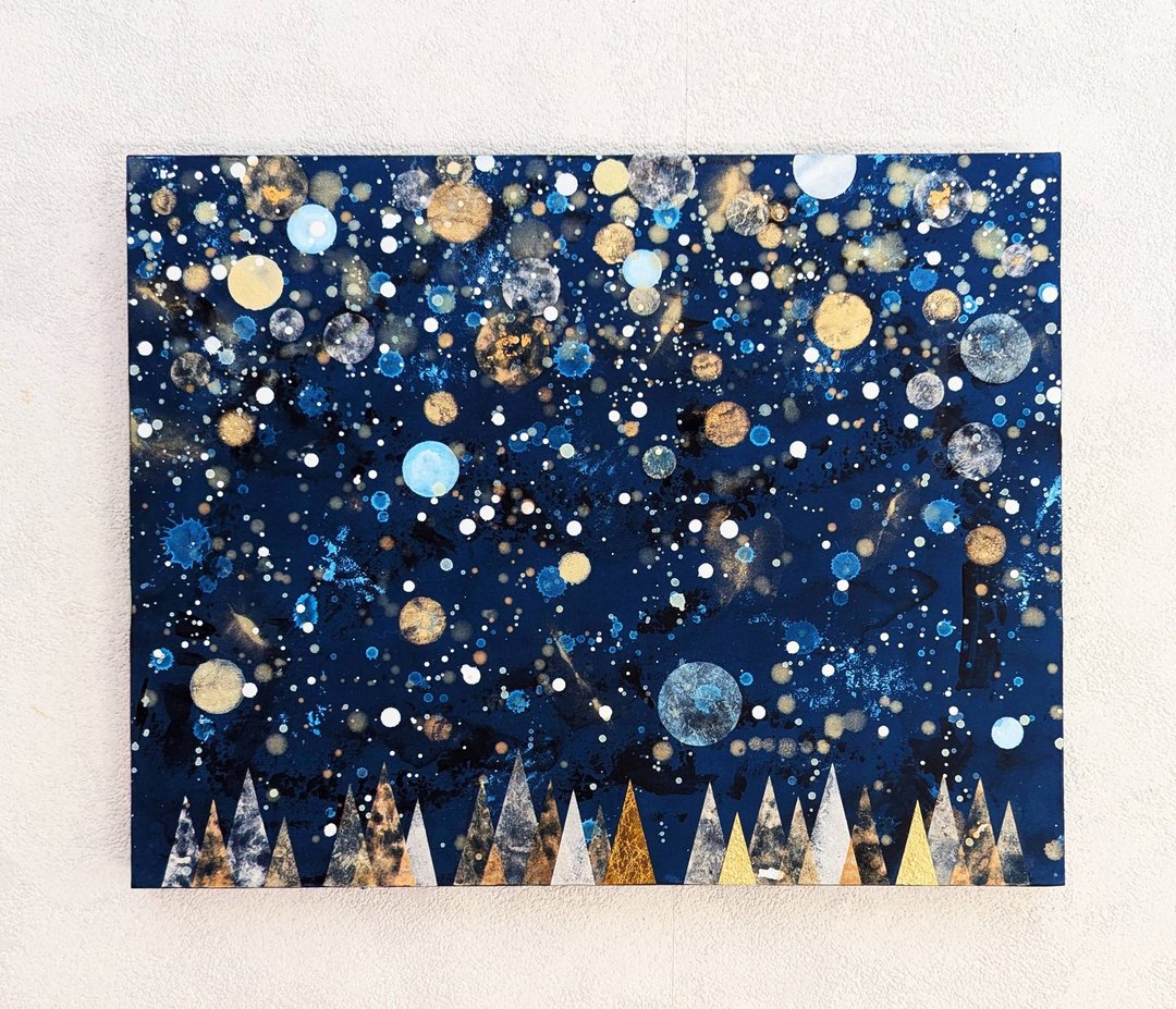 雪林F5压克力原画 - 海报/装饰画/版画 - 木头 蓝色