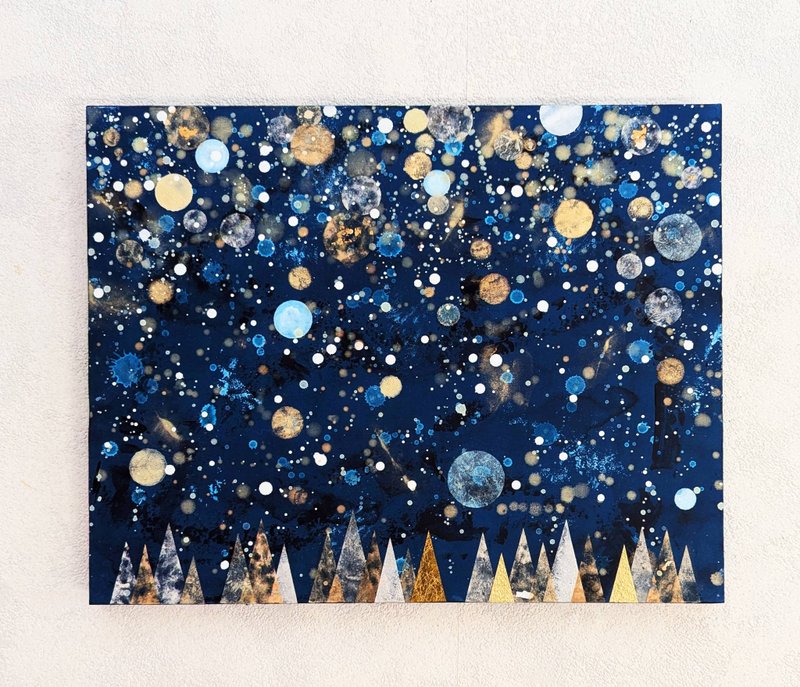 雪林F5压克力原画 - 海报/装饰画/版画 - 木头 蓝色