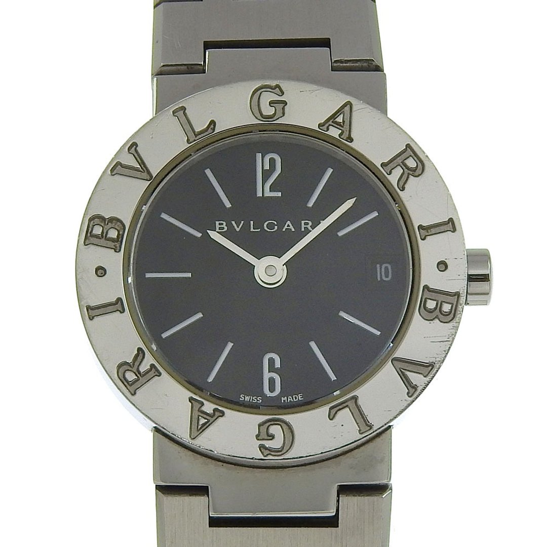 【日本直送】宝格丽 BVLGARI Bzero1 腕表 陶瓷 BB23SS 不锈钢 石英 指针式显示 黑色表盘 女款【二手】 - 女表 - 不锈钢 黑色