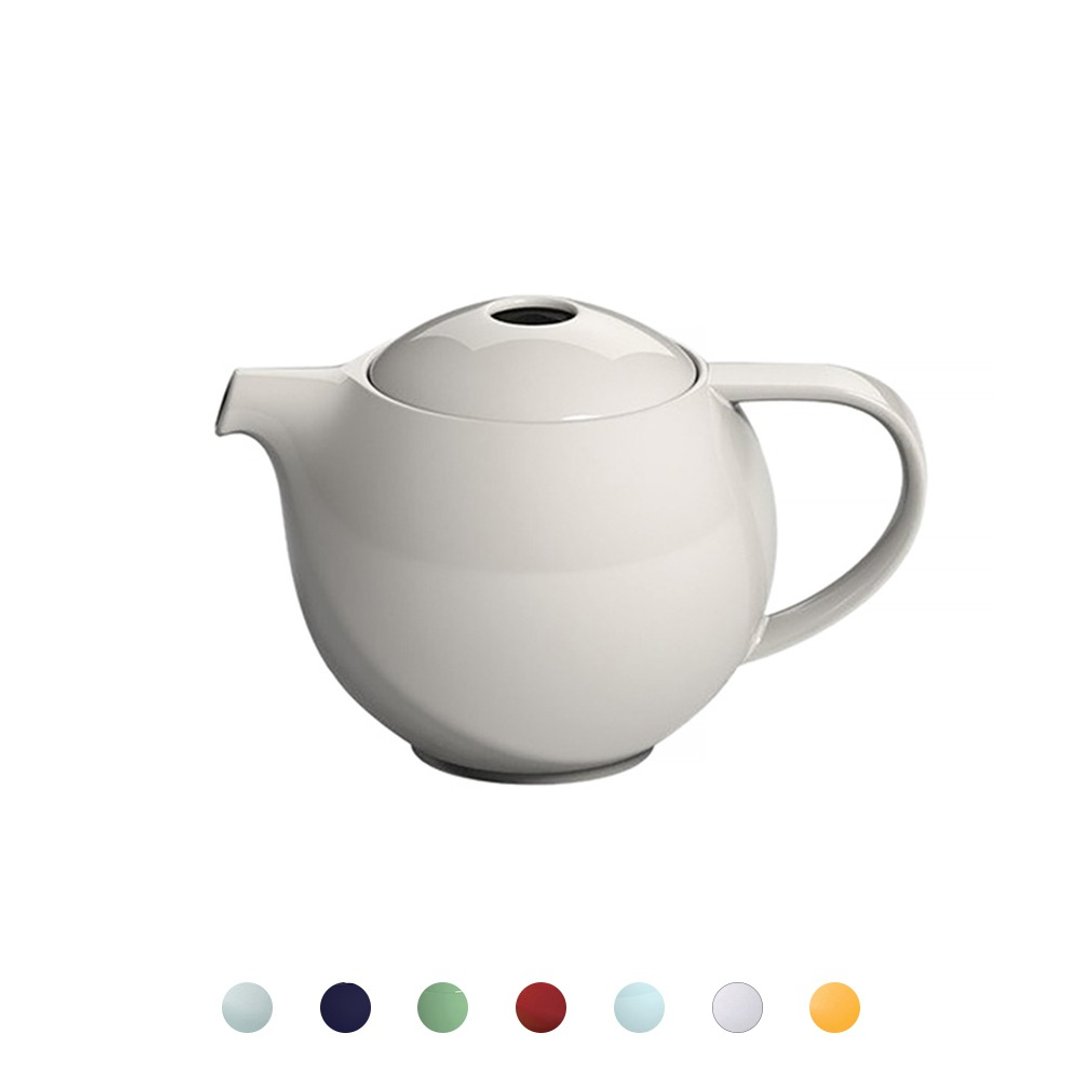 LOVERAMICS 爱陶乐 | 专业茶具系列 - Pro Tea茶壶600ml (白色) - 咖啡壶/周边 - 瓷 白色
