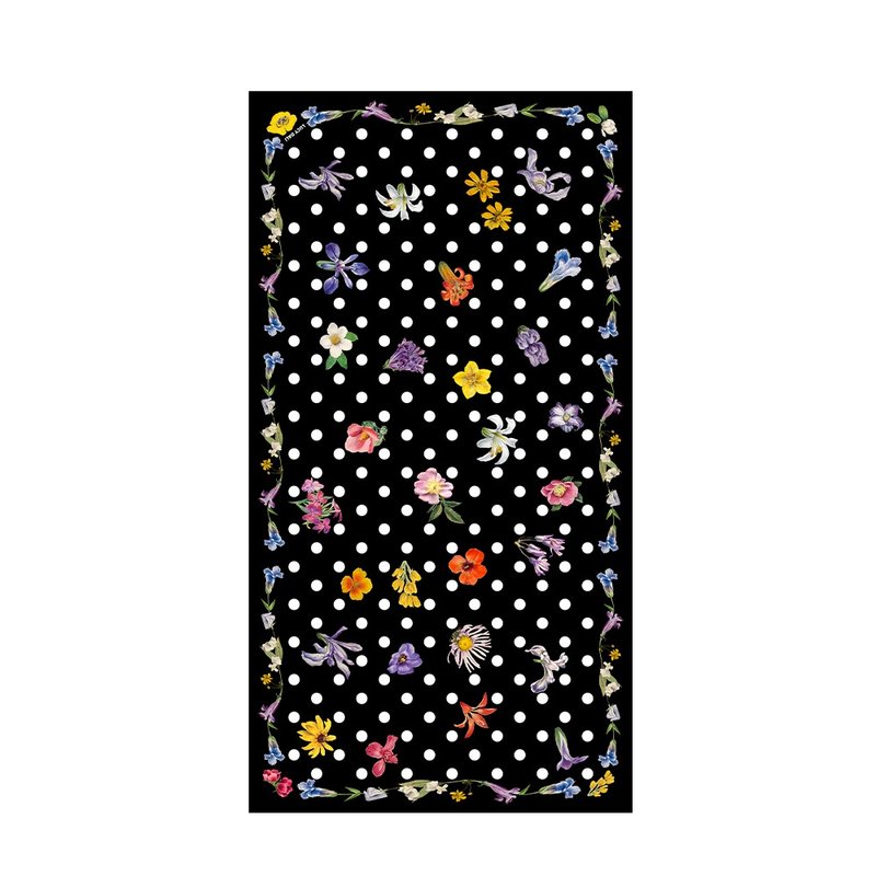 ::真丝棉轻薄大围巾::披肩/裹裙/沙滩巾::多功能百搭::花卉波点 - 丝巾 - 丝．绢 多色