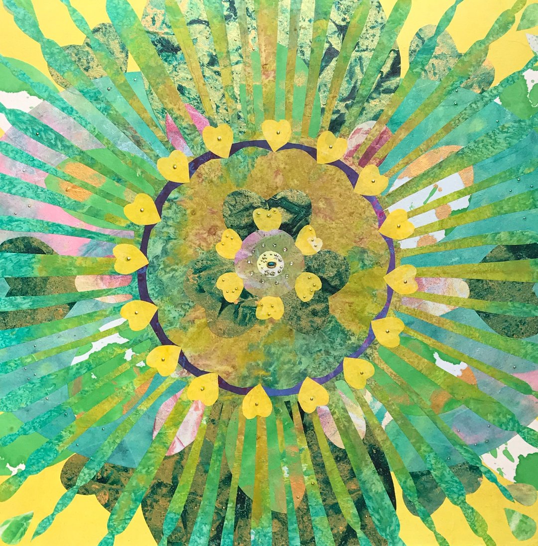 【情人节制造浪漫疗愈摆饰】─辜琪钧胶彩作品复制画 (四叶草) - 摆饰 - 纸 绿色