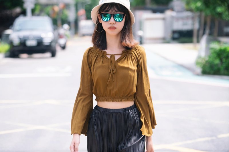 SilverValley 复古偏光墨镜 (三款镜片) - 眼镜/眼镜框 - 木头 蓝色