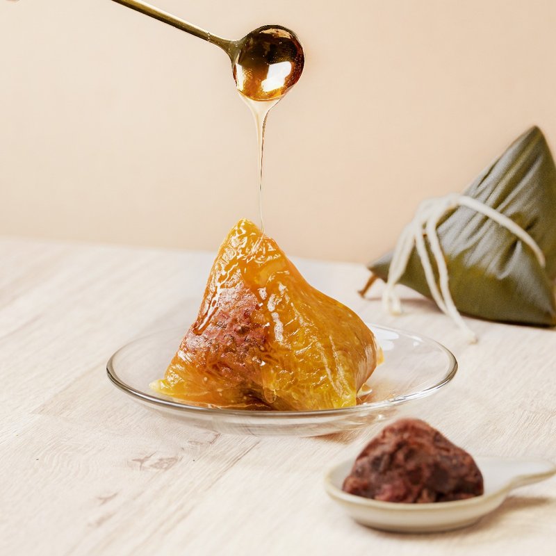 【初粽贺年礼盒】金黄豆沙碱粽6入 纯素 - 蛋糕/甜点 - 新鲜食材 金色