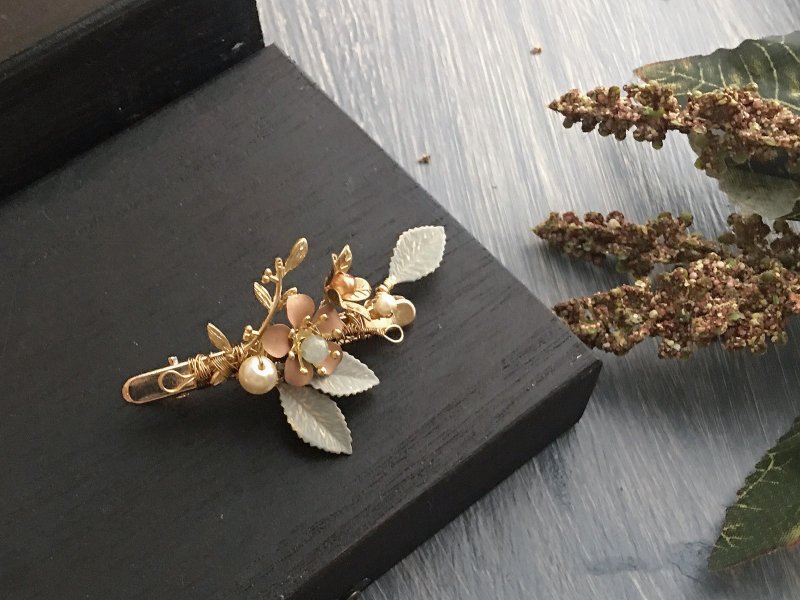 西洋古董风 重温朵莉的旧梦 小发夹 - 发饰 - 铜/黄铜 