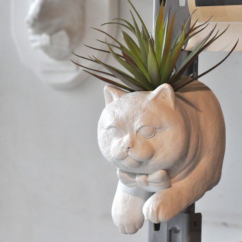 时空美食探险家米其林猫 - 摆饰 - 树脂 白色