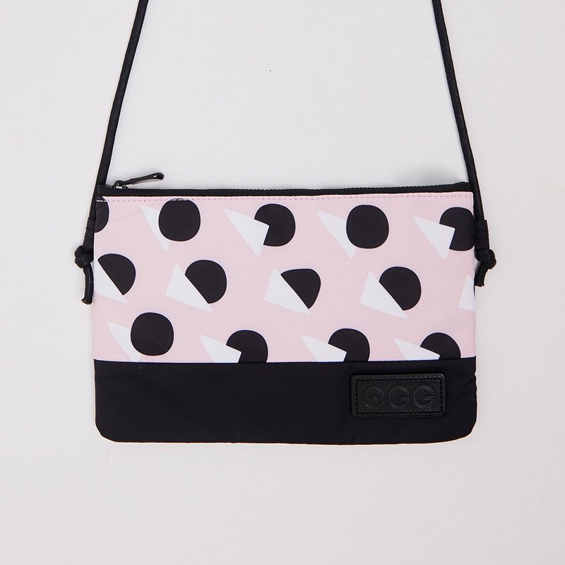 斜小包 | 粉转圈圈 (外出包 散步包) - 侧背包/斜挎包 - 聚酯纤维 粉红色