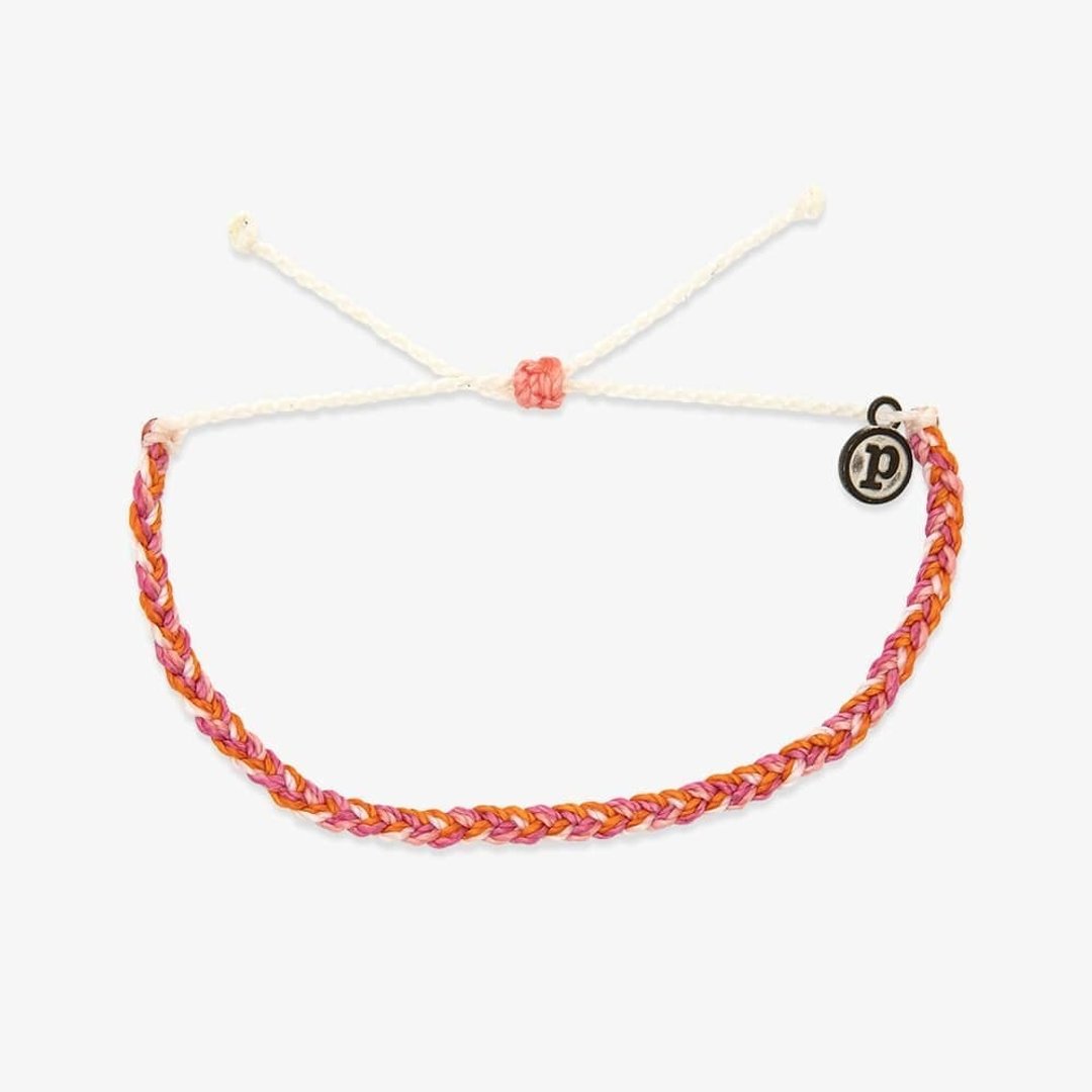 Pura Vida 美国手工 DAIQUIRI 黛绮莉 迷你粗线编织手环 - 手链/手环 - 其他材质 红色