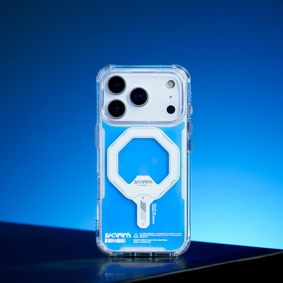 SKINARMA Myst 虹彩渐层磁吸防摔手机壳 附挂绳环 iPhone 17系列 - 手机壳/手机套 - 其他材质 透明