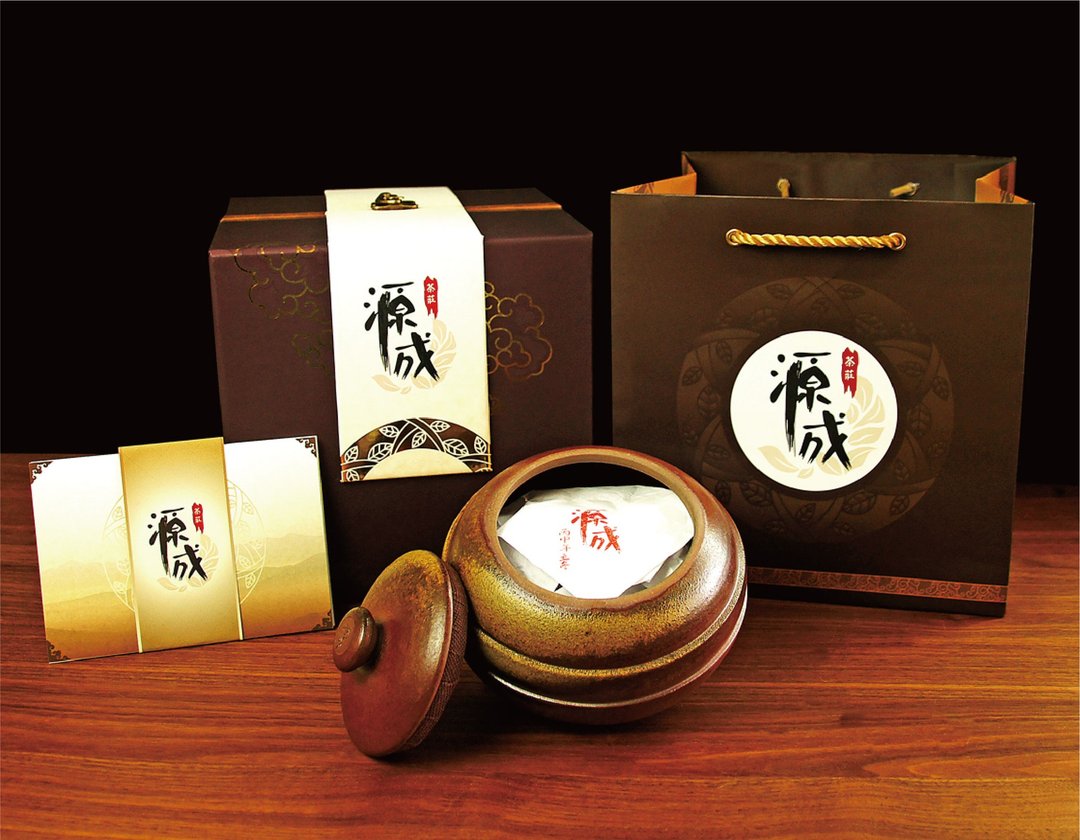 九鼎柴烧茶仓礼盒 - 健康/养生 - 陶 咖啡色