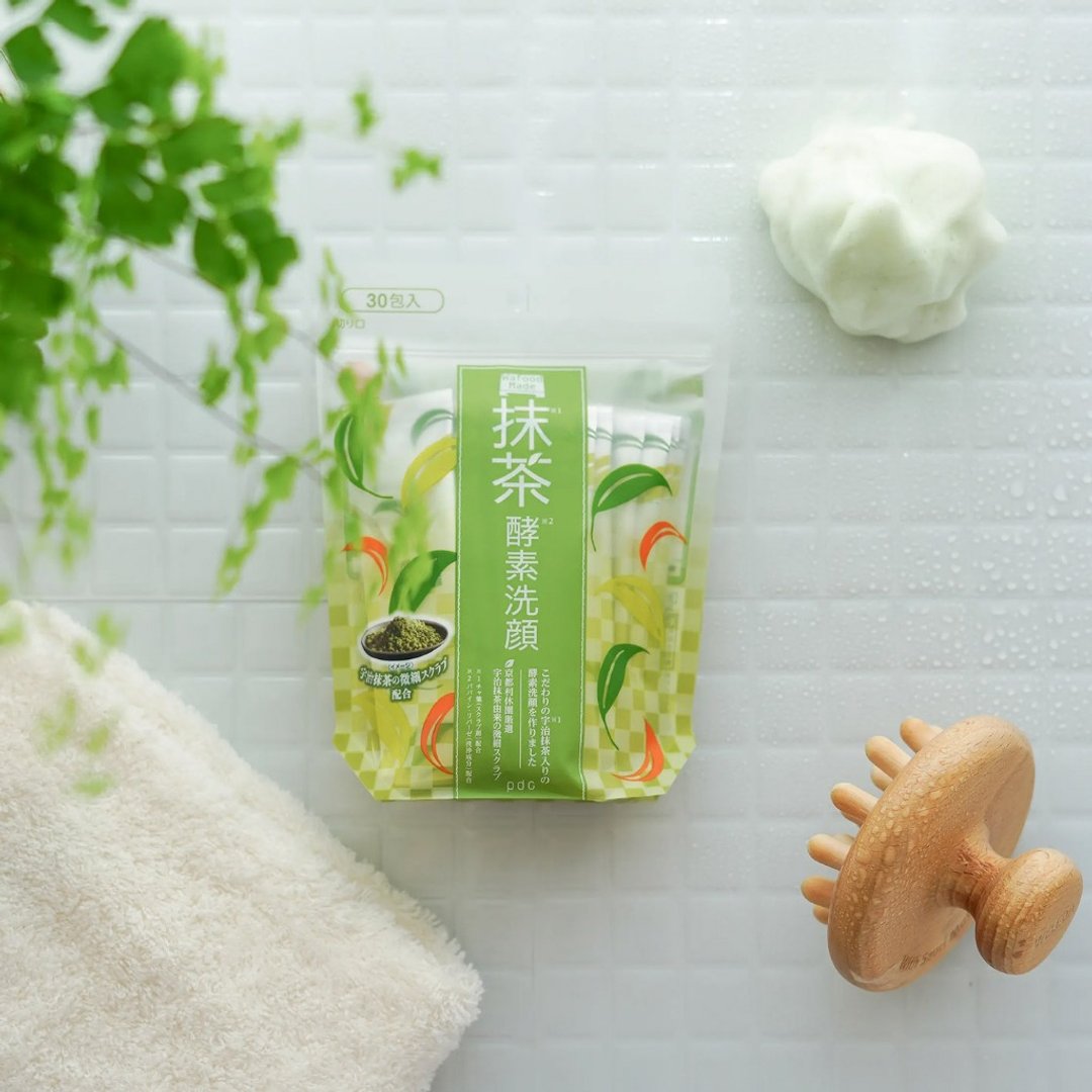 日本 pdc 抹茶酵素洗颜粉(30包/袋) - 脸部清洁/卸妆用品 - 其他材质 绿色