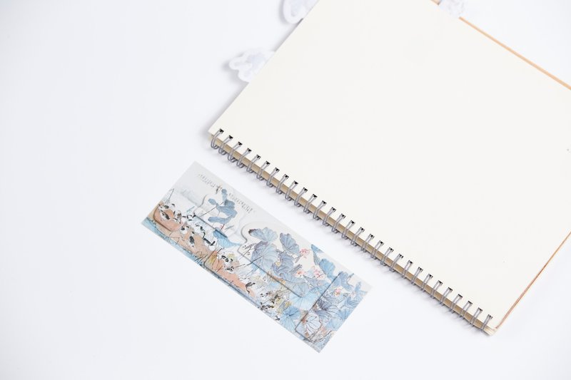 戴武光 荷塘小憩 标签便利贴 - 便条纸/标签贴 - 其他材质 蓝色