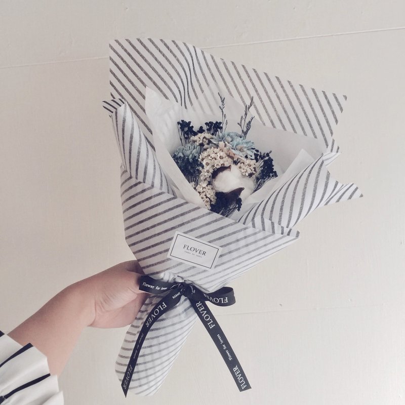 Flover 芙拉设计 “散场的电影”蓝色干燥花束 - 植栽/盆栽 - 植物．花 