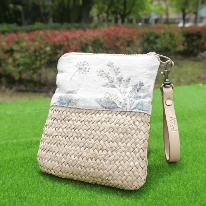 MeetAngel 精致手工蔺草编织精油包 - 收纳用品 - 棉．麻 