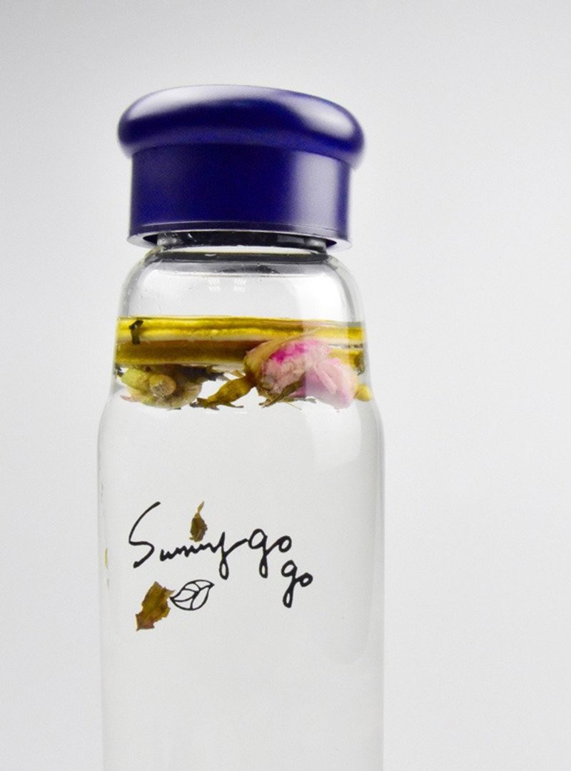 随手瓶组 / 尊爵蓝 - 茶具/茶杯 - 玻璃 蓝色