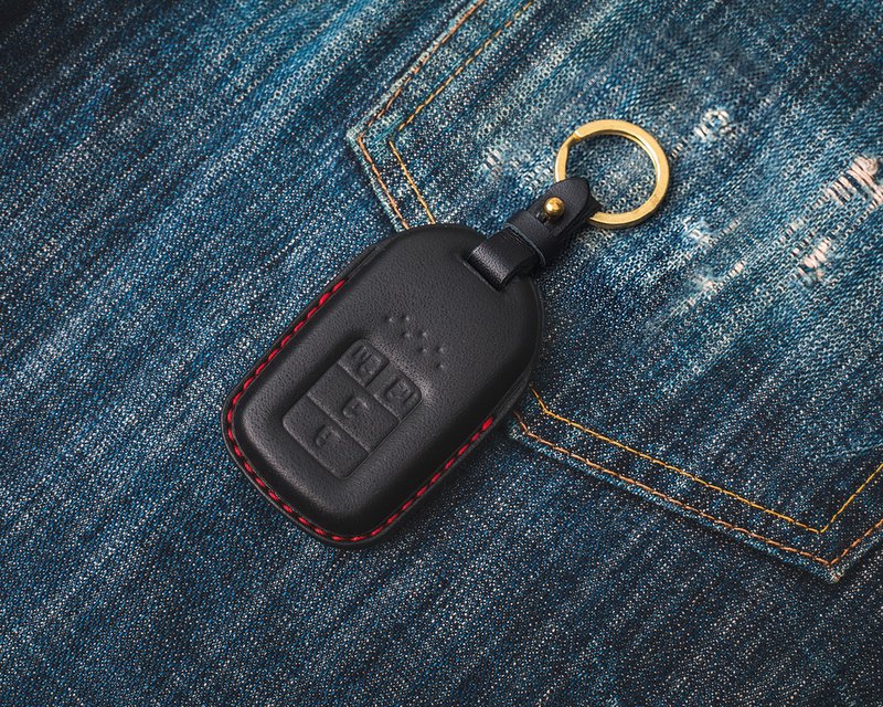 本田 HONDA CRV CRV5 HRV Odyssey Fit City汽车钥匙包 - 钥匙链/钥匙包 - 真皮 黑色