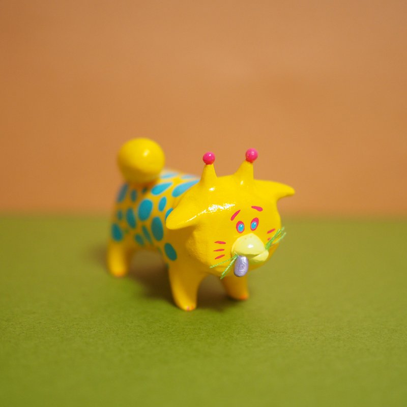 宇宙长颈鹿 - 玩偶/公仔 - 粘土 黄色