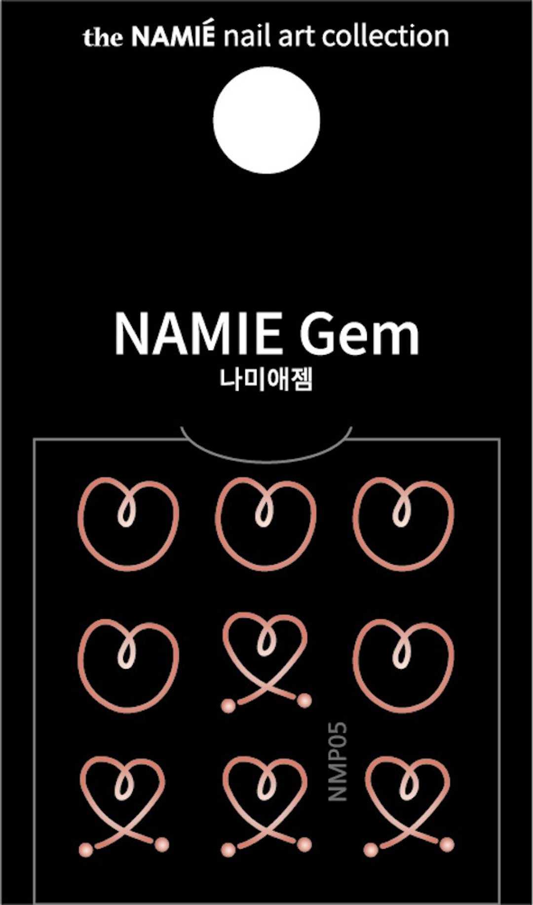 【专业用】NAMIE Gem 美甲装饰艺术贴纸 Normal Metallic 05 - 指甲油/指甲贴 - 纸 金色