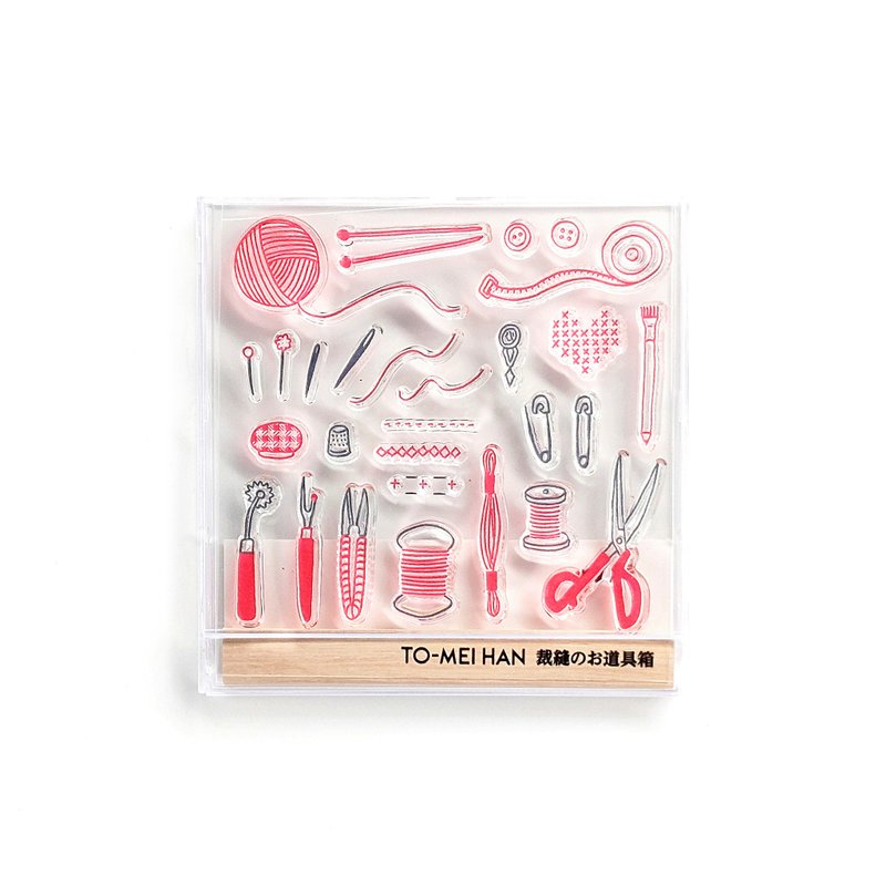 韩图梅 缝纫工具箱 - 印章/印台 - 树脂 透明