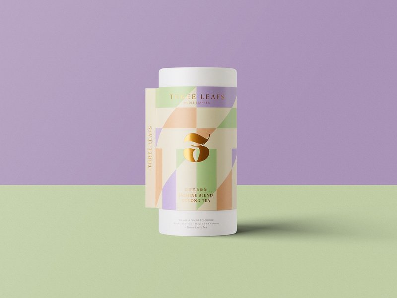 【Three Leafs Tea】茉莉花乌龙茶 - 茶 - 新鲜食材 紫色