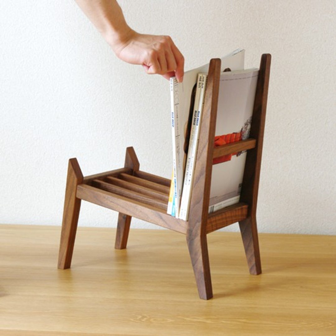 [Book rest chair] Magazine rack / Thu - 书架/书挡 - 木头 