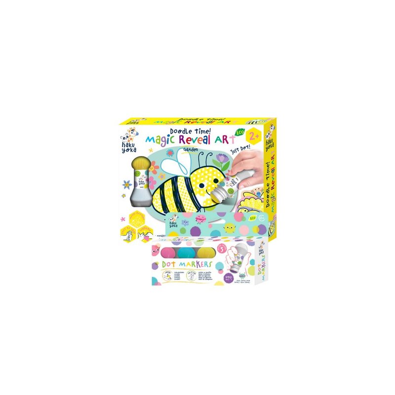 【德国Haku Yoka】魔法点点笔组合(缤纷花园&粉彩色) - 玩具/玩偶 - 塑料 