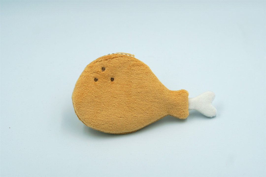 Bucute棒棒腿护身符.御守套.平安符袋/宝宝专用/手工制作/ - 满月礼盒 - 聚酯纤维 黄色