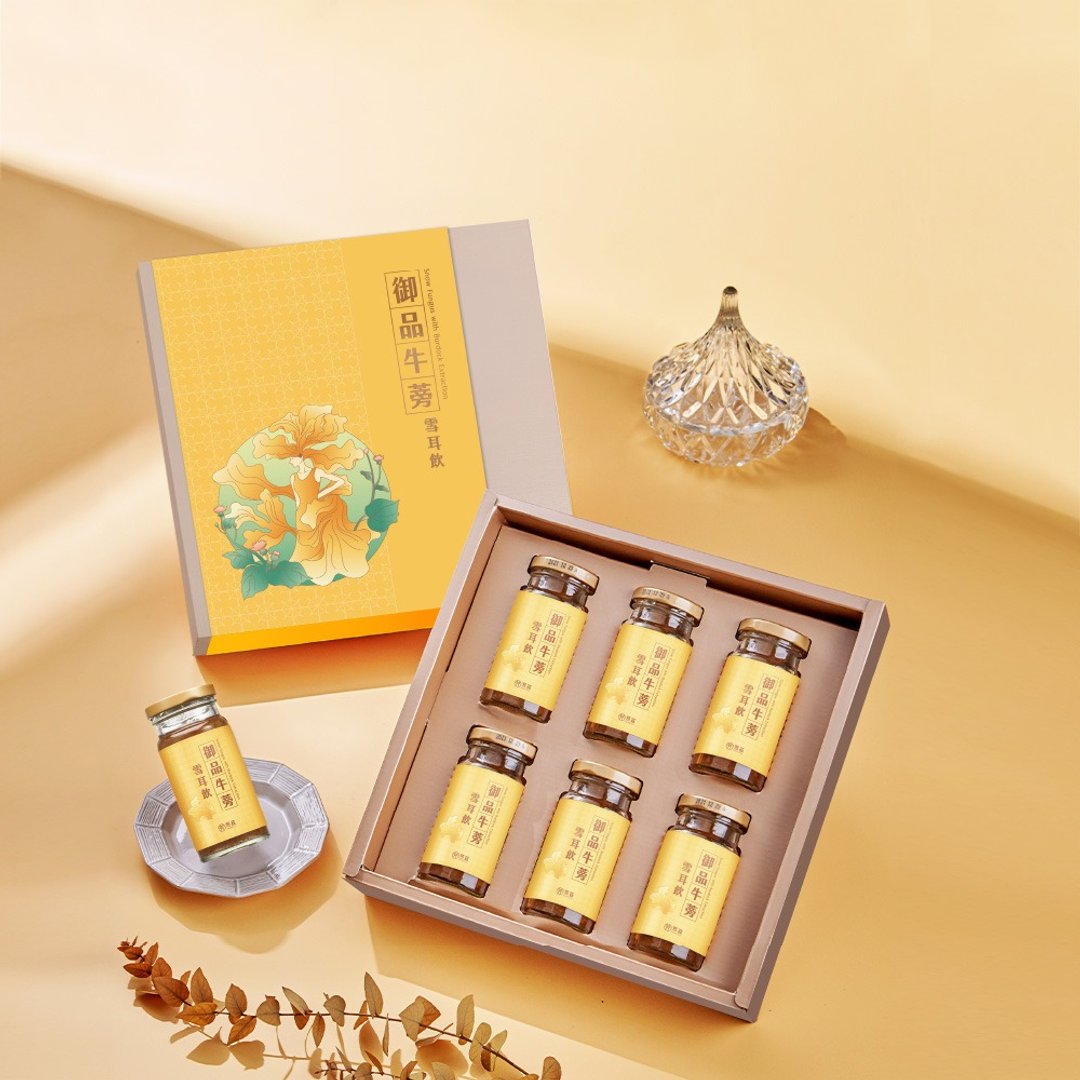 芳兹 御品牛蒡雪耳饮 银发补气 | 礼盒款 6 瓶 / 盒 - 健康/养生 - 浓缩/萃取物 多色